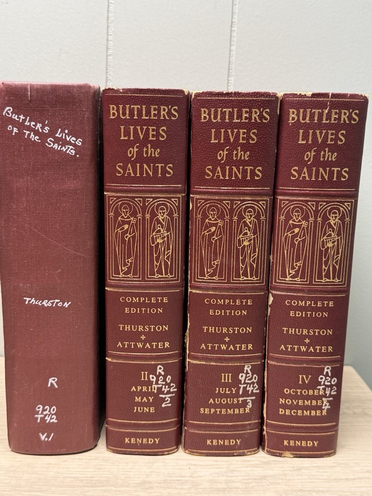 Butler’s Lives of the Saints – Complete 4 Volume Set by Herbert Thurston