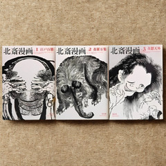Hokusai Katsushika Manga Box Set 3 Volumes Remake Complete Edition Japanese Art