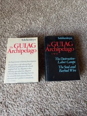 The Gulag Archipelago Set Vol. 1 & 2 by Aleksandr I. Solzhenitsyn 1st Edition