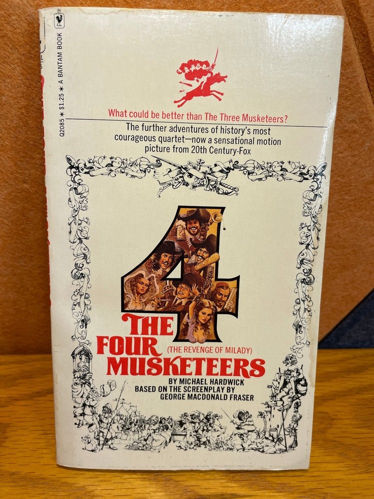 The Four Musketeers Michael Hardwick 1975 Movie Tie-In Adventure Bantam Book