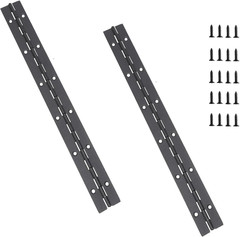 Continuous & Piano Hinges, Black Stainless Steel 304 Continuous Folding Hinges f