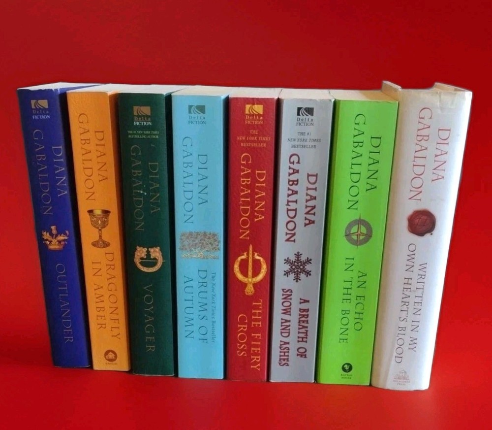Diana Gabaldon Outlander Series Set Lot Large Trade Paperback Books 1-8