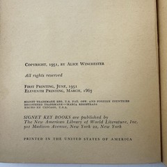 How to Know American Antiques Alice Winchester 1963 Signet Paperback