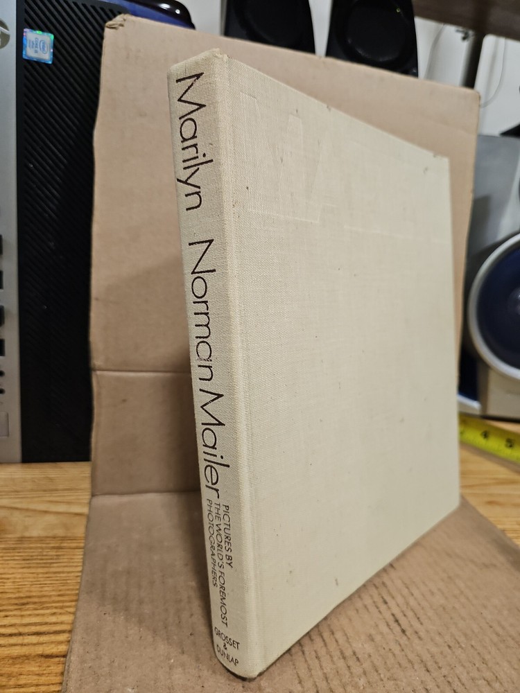 Marilyn Monroe,A Biography,Norman Mailer,1973,Photos,Postage Stamp,History