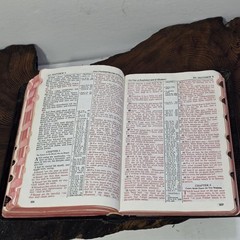 Vintage 1945 Holy Bible KJV Red Letter Concordance World Publishing Family