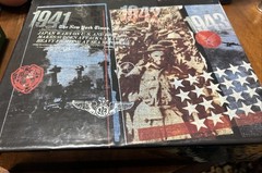 USPS WW2 Remembered Box Set in Slip Case 5 Stamp Albums Plus Complete Stamp Sets