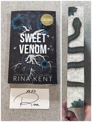 Sweet Venom By Rina Kent Barnes & Noble Exclusive Sprayed Edge Couple Art Signed