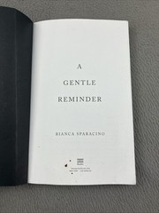 A Gentle Reminder 2020 Thought Catalog Books by Bianca Sparacino GOOD