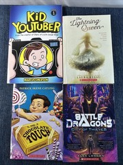 Book Bundle for Boys Lot of 4 Paperback Books 1 Graphic Novel