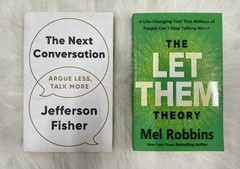 The Let Them Theory by Mel Robbins & The Next Conversation By Jefferson Fisher