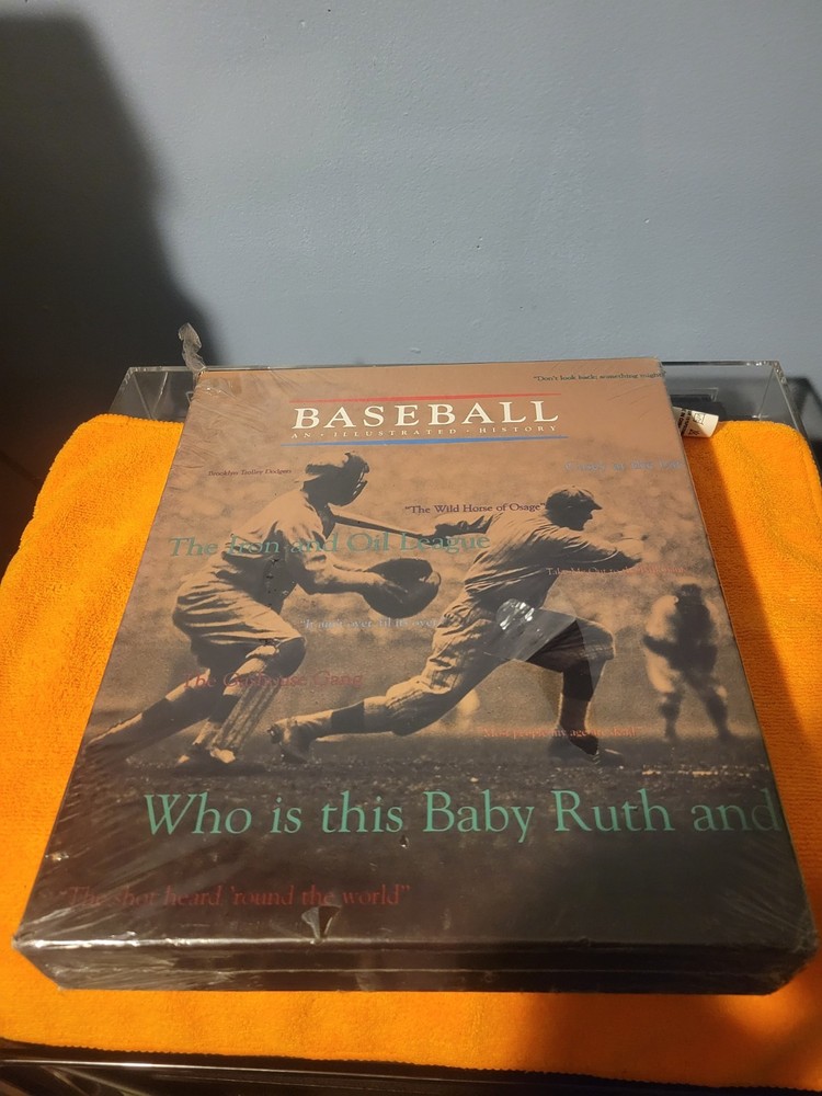Baseball An Illustrated History Geoffrey C. Ward Ken Burns HARDCOVER SEALED