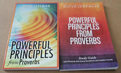 SET OF 2 DR. DAVID JEREMIAH STUDY GUIDES POWERFUL PRINCIPLES FROM PROVERBS