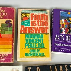 Religious Christian Books Lot of 10 – Hagin, Baxter, Briscoe, Arthur