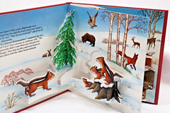 1992 Christmas Pop-up Books Lot of 5 Hard Cover Treasury Collection Vintage