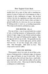 „1909” The New England Vintage Cook Book 180 Pages