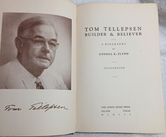 Tom Tellepsen: Builder & Believer • Andrea Flynn (Signed • 1st Ed. • 1956)