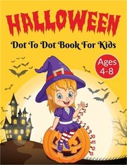 Halloween Dot to Dot Activity Book for Kids 4-8 Years Old (Paperback or Softback