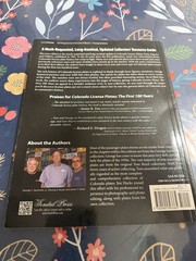SIGNED!! Colorado License Plates : The First 100 Years 1913-2013 Paperback
