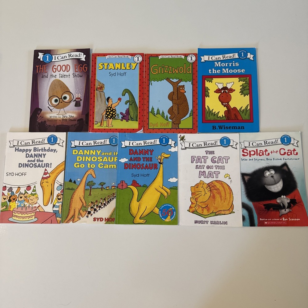 Random Lot 9 LEVEL 1 – I Can Read, Step Into Reading, Scholastic Readers Books