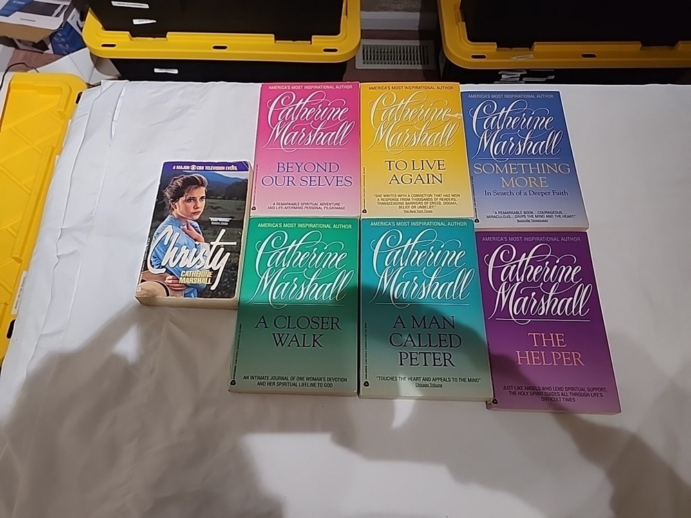 Lot Of 7 Catherine Marshall Christian Books
