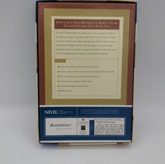 NIV Thinline Reference Bible (2002, Premium Bonded Leather) Burgundy W/Box