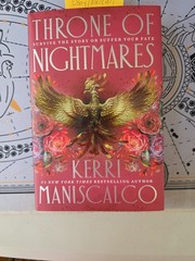 Fairyloot Throne Of Nightmares By Kerri Maniscalco SE SIGNED SPRAYED EDGES