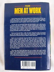Men at Work : The Craft of Baseball by Signed by George F. Will (1990, HC) 1st