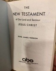 New Testament Pocket Wooden Cover / King James Version American Bible Society