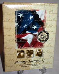 Sharing Our Best II Cookbook Binder Ft. Meade, VA 2002 Morris Press