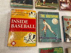 Vintage Baseball Books & Magazines Lot – 13 Mid-Century Titles (1940s-1970s)