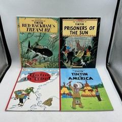 Hergé The Adventures Of Tintin 12-Book Paperback Set Little Brown Multicolor