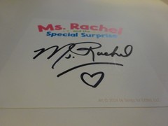 Signed Miss Ms Rachel Special Surprise Autographed Bookplate Hardcover Book