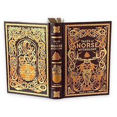 TALES OF NORSE MYTHOLOGY by Helen Guerber Leather Bound Hardcover Gift Book