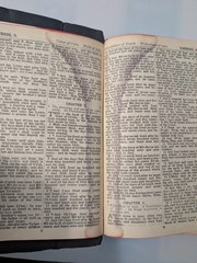 Vintage Holy Bible Illustrated With the Words of Christ Printed in Red (1940’s)