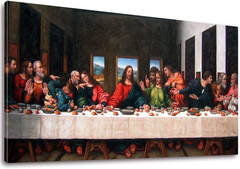 The Last Supper by Da Vinci – Framed Canvas Art for Home Decor
