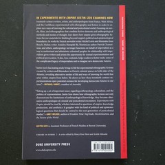 Duke University Press Experiments with Empire by Justin Izzo Trade PB, Series