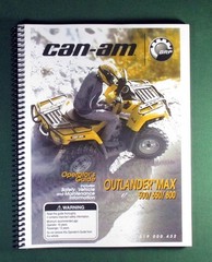 2007 Bombardier Outlander Max 800 Owner’s Manual: 156 Pages & Protective Covers!