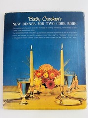 Betty Crocker’s New Dinner for Two Cookbook 1960s Hardcover 156 pages