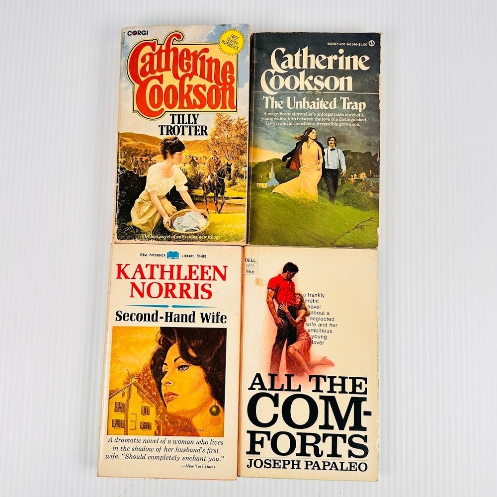 4x Vintage Romance Love Erotic Fiction Paperback – Multiple Titles & Authors