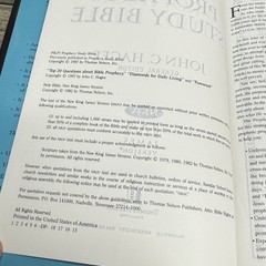 NKJV Prophecy Study Bible John Hagee 2015 Study Edition Thomas Nelson HCDJ