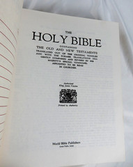 Vintage Holy Bible King James Version Word of Life Edition 1865W NIB
