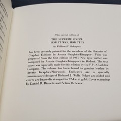 The Supreme Court William Rehnquist Legal Classics Library 1992
