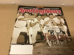 Lot of 2 – Sporting News Magazines – 1995 Mick / 2009 Yankees Double Issue