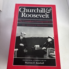 3 Volume Set Churchill & Roosevelt: The Complete Correspondence 1984 Paperback