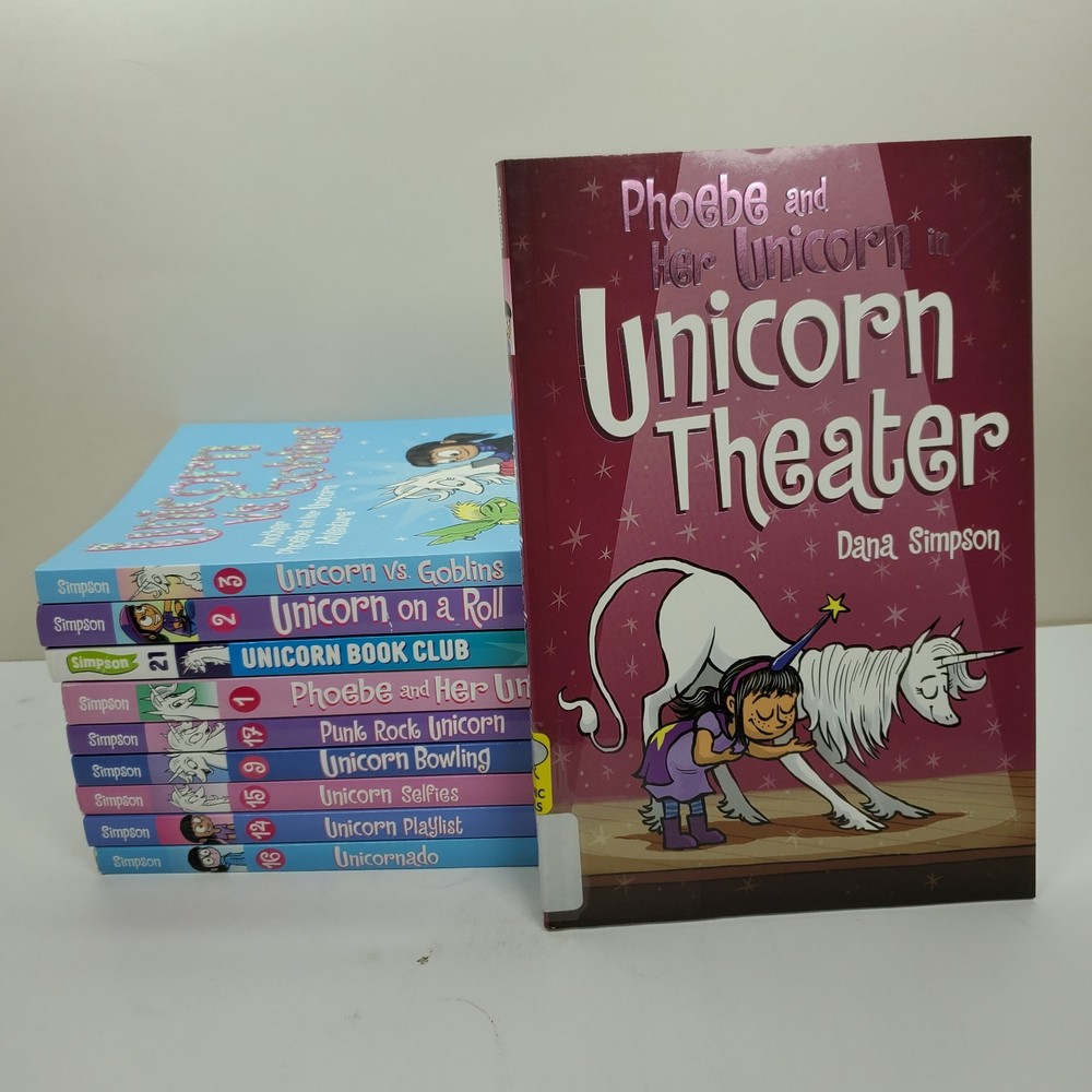 Phoebe and Her Unicorn Comic Books Graphic Novels Lot of 10 PB Set
