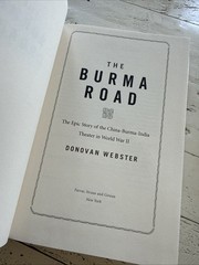 Burma Road & Burma Campaign WWII HC DJ Lot 2 Donovan Webster Frank McLynn