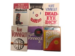 Kurt Vonnegut Lot Of 6 Hardcover Books Ex-Library Classic Literary SciFi