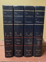 Complete 4 Volume Set Encyclopedia of Philosophy Macmillan and Free Press 1972