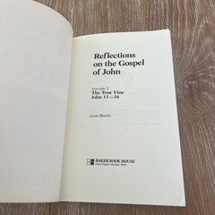 Reflections on the Gospel of John Vol 3 Leon Morris 1988 Baker Book House