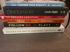 Lot Of 6 Christian Nonfiction Books Including Louie Giglio and David Platt